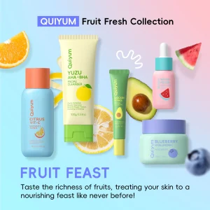 QUIYUM Fruit Fresh Collection 5-Piece Skincare Set