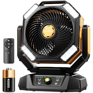 Cold Sky 40000mAh Camping Fan Battery Operated Fan